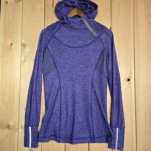 Lululemon Run Back On Track Purple Hoodie Pullover Size 10